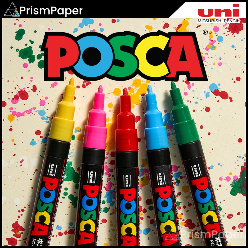 Marcadores De Tinta À Base De Água uni Mitsubishi Pencil Posca Para Todas As Superfícies , PC-1M 1MR 3M 5M 7M 8K em Oferta na Shopee