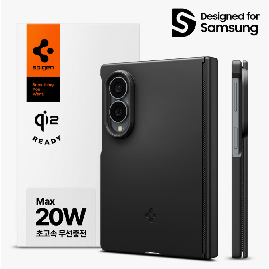 Spigen-Capa Air Fit Pro MagFit Para Galaxy Z Fold 8 Larga/ultra (Certificado Qi2