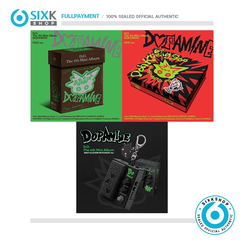 SIXKSHOP✨DOH KYUNG SOO (D.O) The 4th Mini Album DOPAMINE