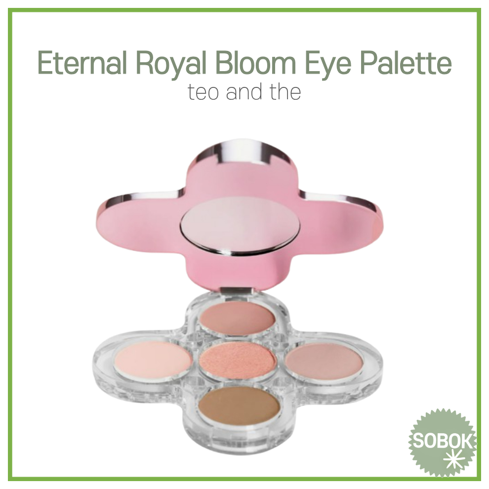 [teo and the]  Eternal Royal Bloom Eye Palette Sombra De 2 Cores