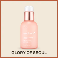 [Medicube] Triple Collagen Serum 55mL/1.85 fl.oz , Nourish dull skin with Triple Collagen Complex - A lightweight serum with Niacinamide and Hyaluronic Acid
