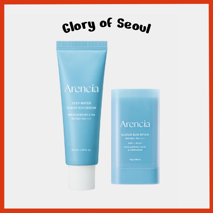Arencia Deep Water Surge Sun Serum , 50mL/Cloud Stick , 18g | Fps50 + PA + em Oferta na Shopee