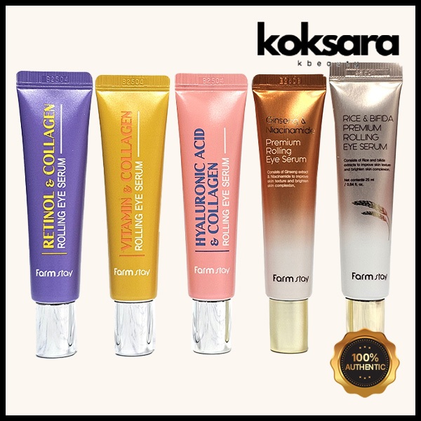 Farmstay Rolling Eye Serum 25ml 5Types