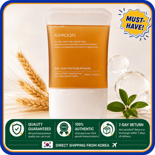 ASHLOREN Beer Yeast Ampola Couro Cabeludo Cica Exosome Spray 100ml