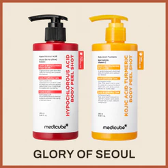 MEDICUBE Body Peel Shot 280ml / 2 Types ( Hypochlorous Acid, Kojic Acid Turmeric )