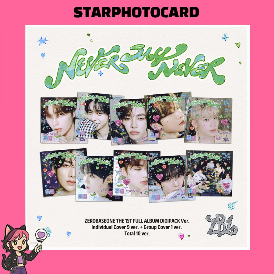 [READY STOCK] ZEROBASEONE-THE 1ST FULL ALBUM NEVER SAY DIGIPACK Ver . em Oferta na Shopee