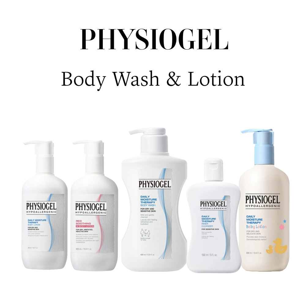 [Physiogel] Loção Corporal/Para Bebês/Limpador Feminino/Sabonete Líquido-Cuidado Hipoalergênico Pele Sensível