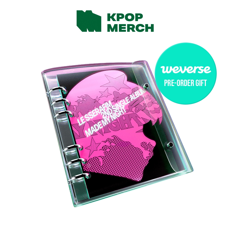 (Weverse POB) LE SSERAFIM - 2nd Single Album [MADE MY NIGHT]_Chemical Night ver.