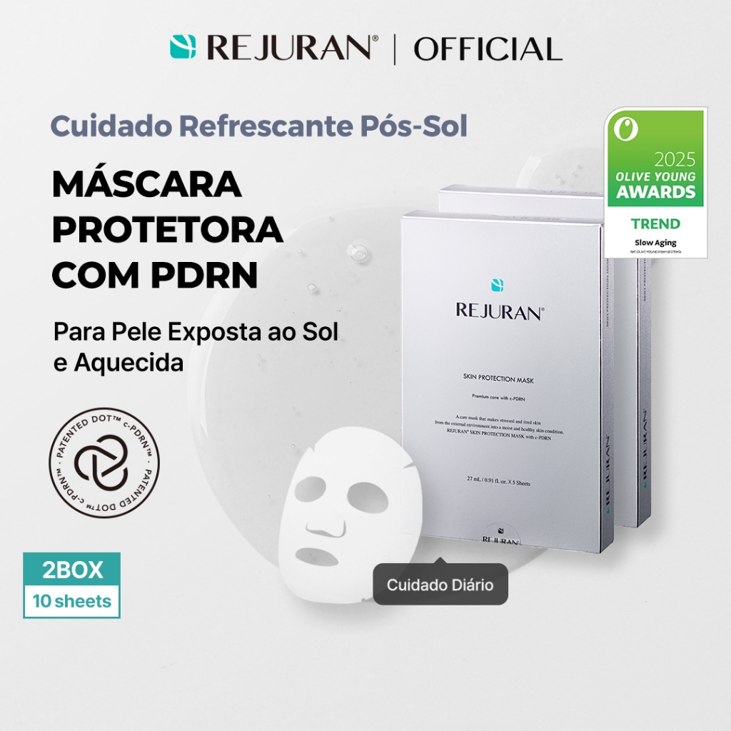 [REJURAN] Skin Protection Mask 5 Unidades (2 Caixas / 4 Caixas)