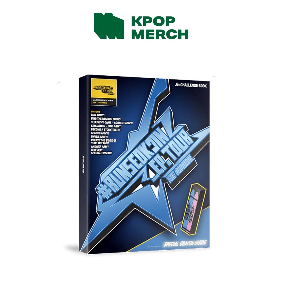 BTS JIN - Jin Challenge Book em Oferta na Shopee