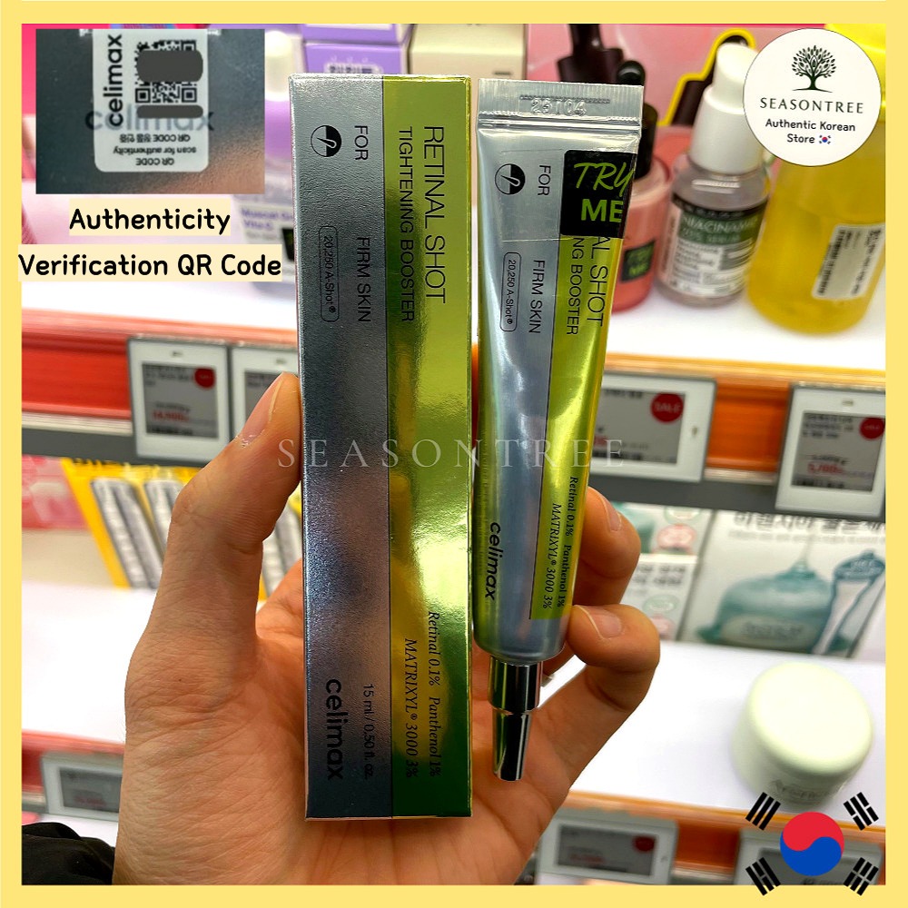 [Celimax] Retinal Shot Tighting Booster 15ml Cuidados Com A Textura Da Pele em Oferta na Shopee