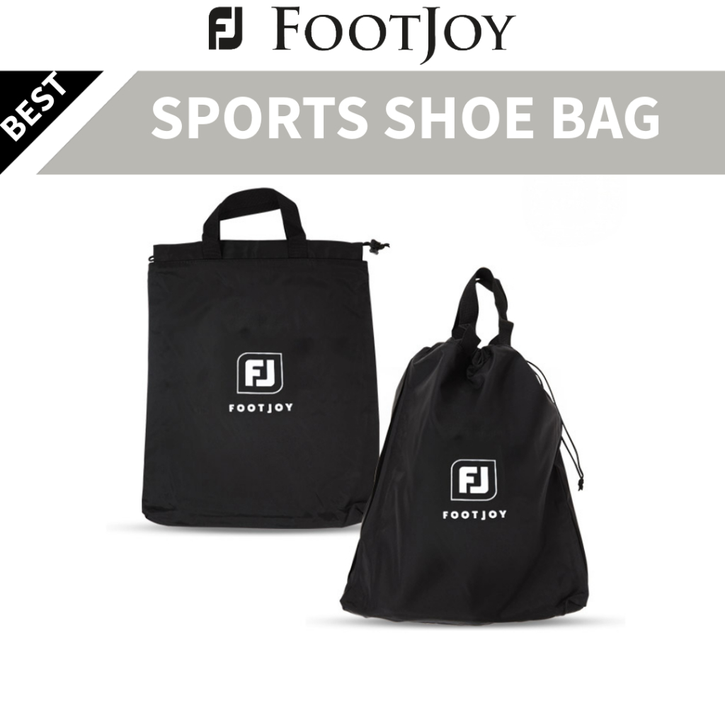 [FootJoy] Bolsa Para Calçados De Golfe E Esportes-Preta