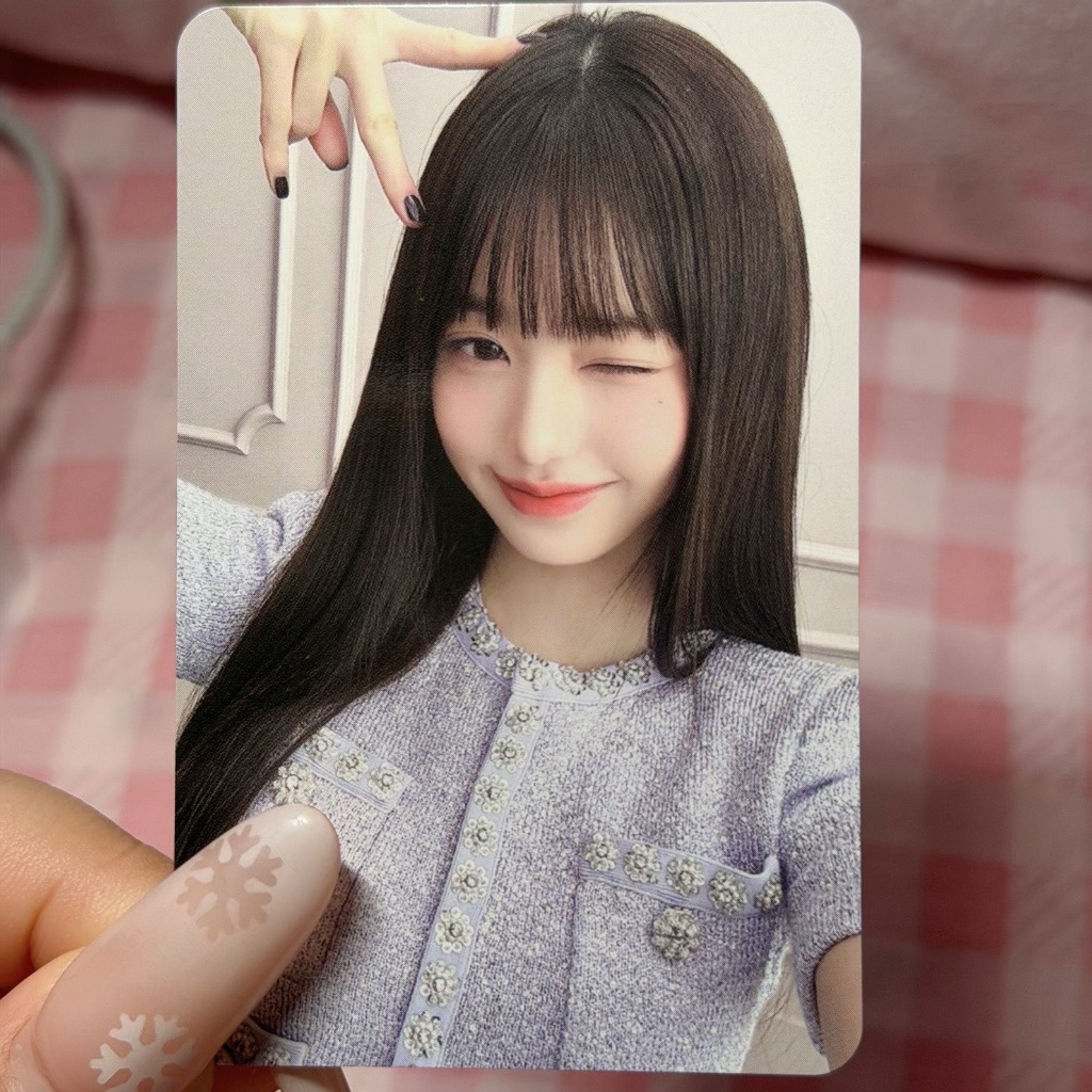 De Endosso Hapakristin 5.0 Autêntico Com Jang Wonyoung of IVE . Redondo Estilo Doce Aparência De Cabe