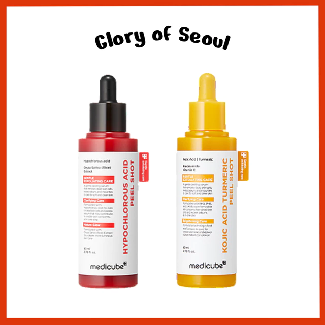 MEDICUBE Ácido Hipocloroso Peel Shot 80ml , Kójico Cúrcuma
