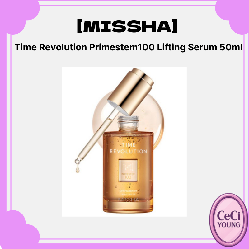 [MISSHA] Time Revolution Primestem100 Lifting Serum 50ml/Soro Coreano/Efeito Firmador/100 % Genuíno Da CeCiY