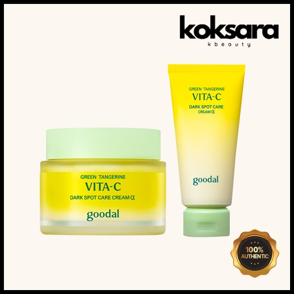 Goodal Green Tangerine Vita C Blemish Care Cream Alpha 75ml + Tube 85ml