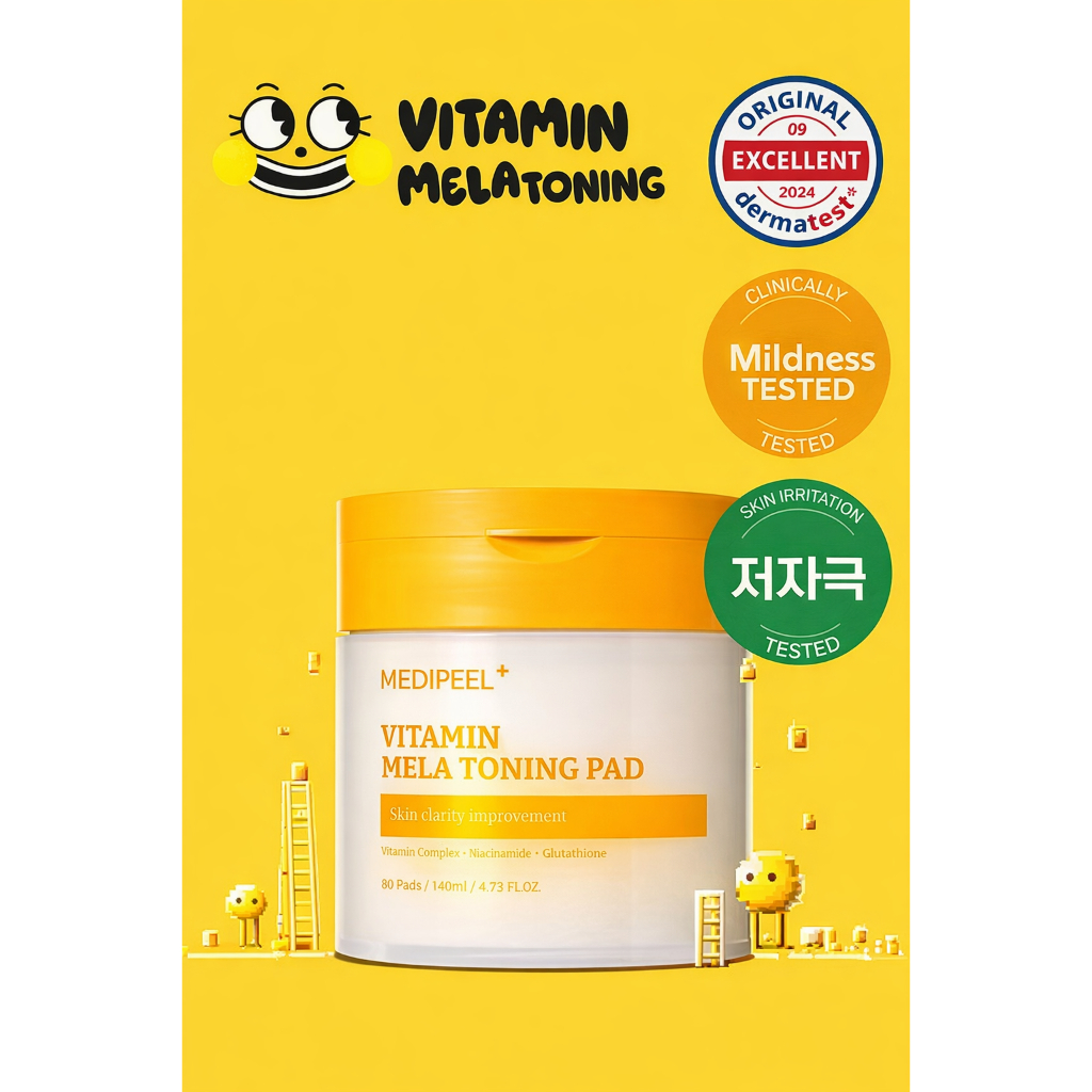 Beauty Skincare – Medipeel Vitamin Toner Pads 2.0 50 Folhas Glow Care Cuidados Com A Pele Coreana