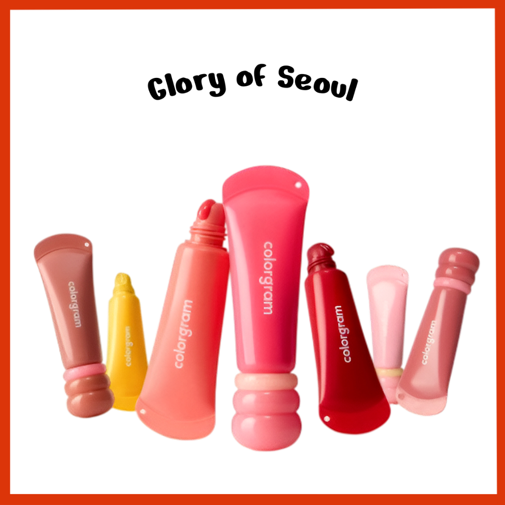 COLORGRAM Fruity Glass Lip Serum, 9g ( 7 Colors )