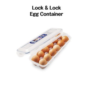 LocknLock Egg Container 12 Furos (HPL954) Somente Refrigerado , Sanitário Selado , Tampa Transparente , design Laminado , Bloqueio De Odores , Aprimoramento De Durabilidade , Sem BPA , Segurança Alimentar