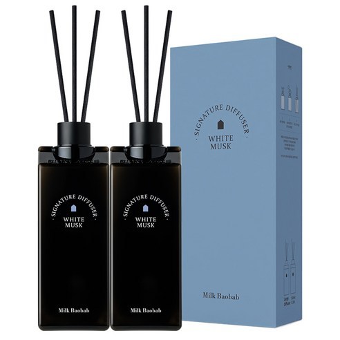 [Milk Baobab] Conjunto Exclusivo De Difusor De Grande Capacidade 2P | Escolha Do Bts 500ml x 2 4 Opções De Perfume Longa