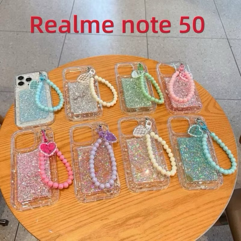 Capa capinha-realme note 50 /realme C53 Acrilico Anti Impacto com corrente