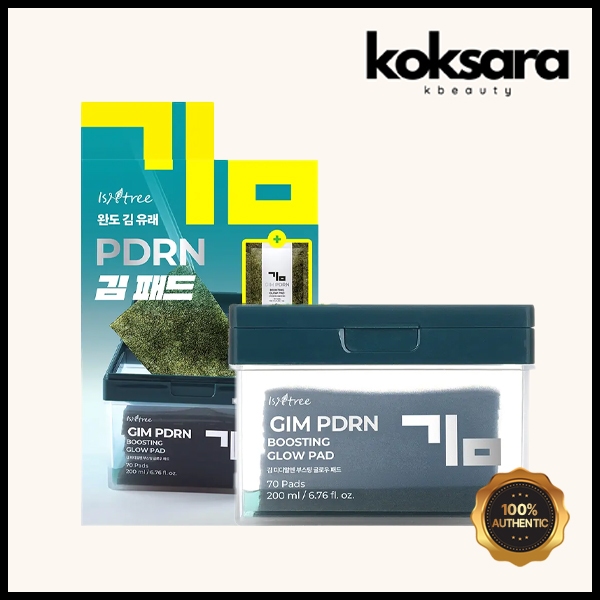 Isntree Kim PDRN Boosting Glow Pads 70 Sheets (+30 Sheets)