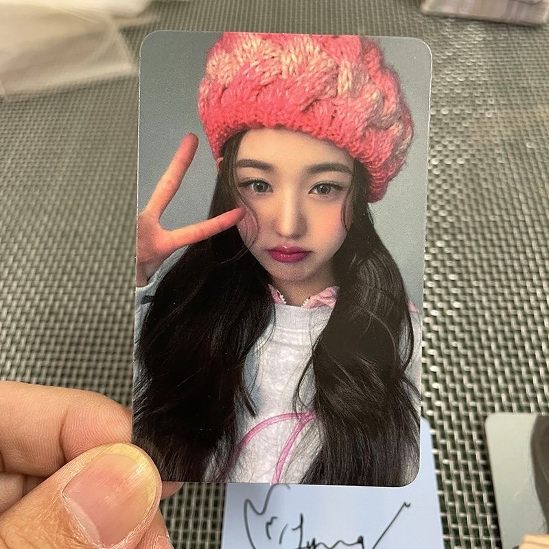 IVE Wonyoung KIRSH De Moda Endosso Com Conceito De Roupa De Estilo Assinado , Versões De Redondo Sina  Photocard
