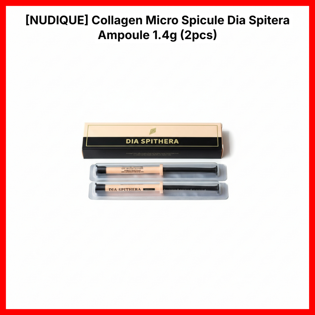 [PREMIUM] [NUDIQUE] Ampola De Micro Spicule Dia Spitera De Colágeno 1.4g (2 Unidades)-Cuidado De Reforço , Endurecimento
