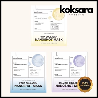 MediAnswer Collagen Nano Shot Mask 37g 3types em Oferta na Shopee