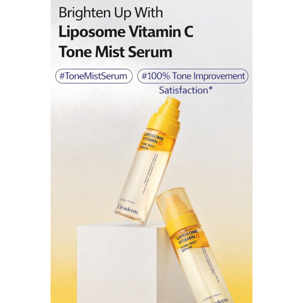 Beauty Skincare – Cleaderm Liposome Vitamina C Tone Mist Serum 100ml Glow & Moisture Care