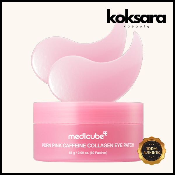 Medicube PDRN Pink Caffeine Collagen Eye Patch 60pcs 85g em Oferta na Shopee