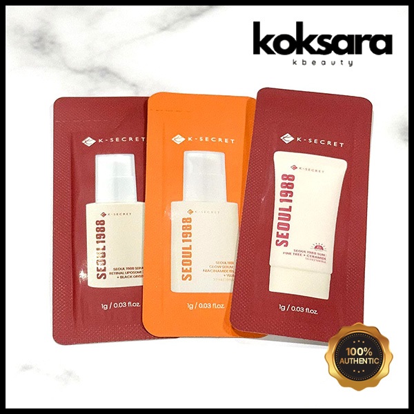 [OFFICIAL]  Mini Kit De Teste SEOUL 1988 (3 Unidades x 1g) em Oferta na Shopee
