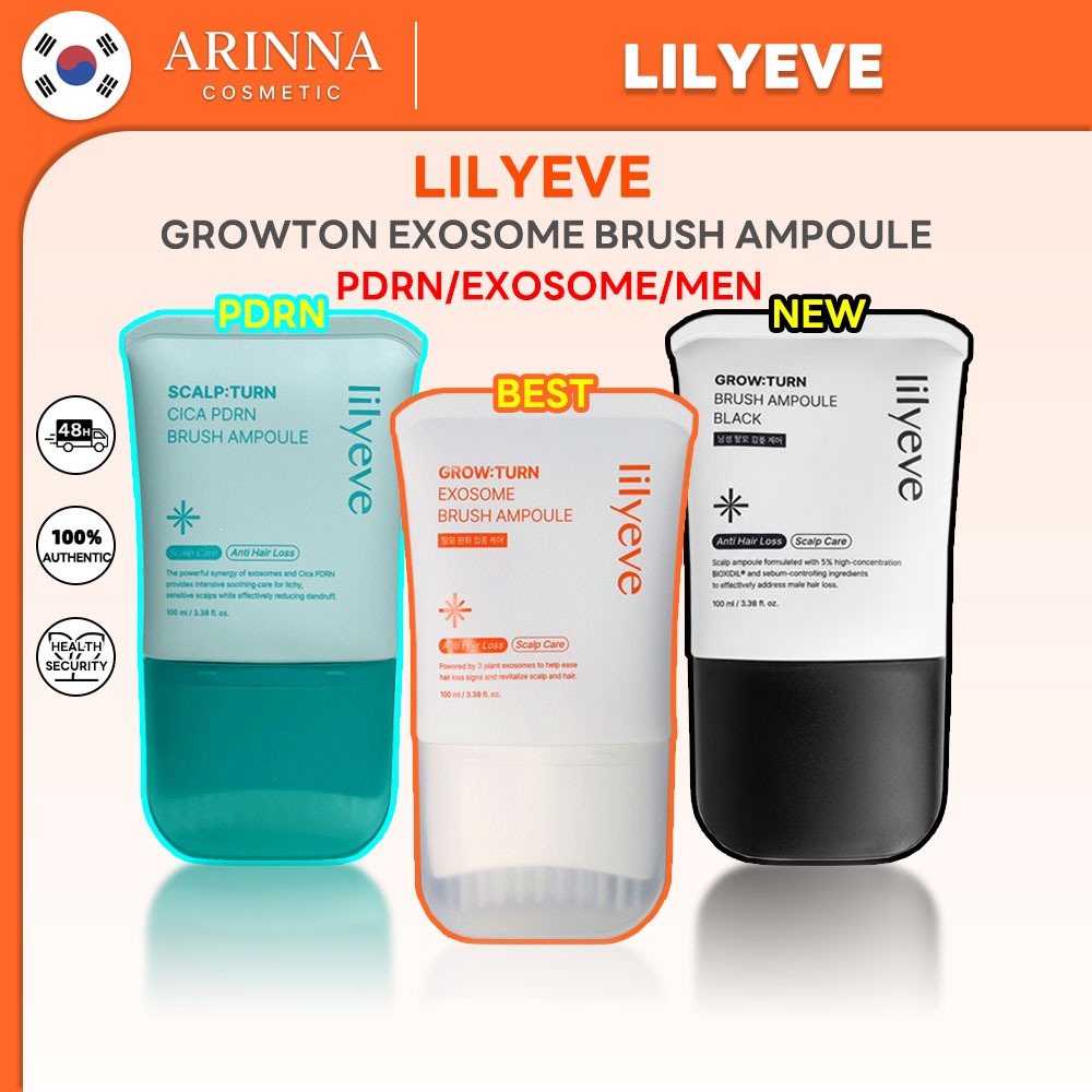 [lilyeve] Ampola Pincel Growton Exosome/Cica PDRN/MEN 100ml