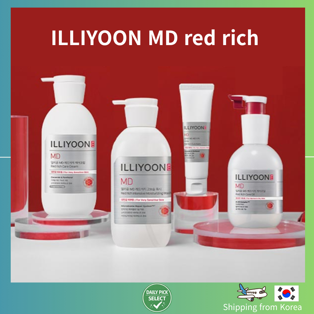 [ILLIYOON] Coreano Skincare MD Red Itch Care Bálsamo Creme De Lavagem Óleo 60ml 470g 330ml 200ml