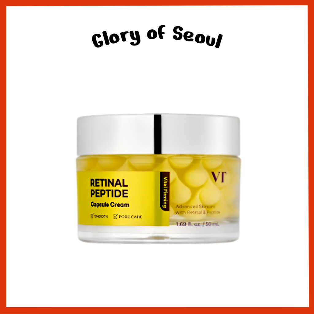 VT COSMETICS Retinal Peptide Capsule Cream 50ml em Oferta na Shopee