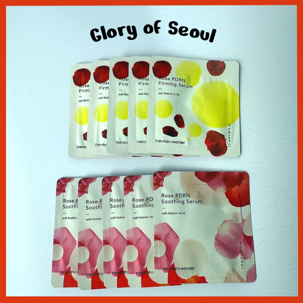 [SET] HARUHARU WONDER Rose PDRN Bolsa De Soro Calmante/Reafirmante (1.5ml * 5ea)