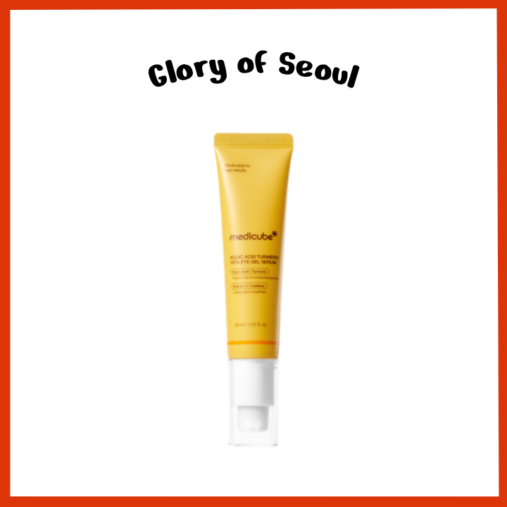 MEDICUBE Ácido Kójico Cúrcuma Vita Gel Sérum Para Olhos 30ml em Oferta na Shopee