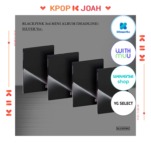 [POB] (Silver ver.) BLACKPINK [DEADLINE] 3rd Mini Album (27th Feb.2026) em Oferta na Shopee