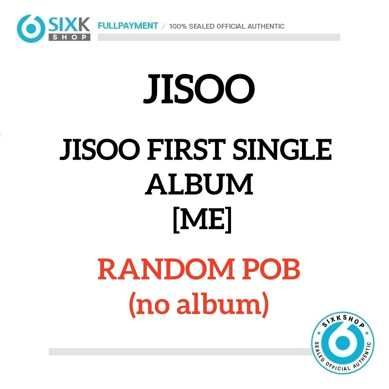 (Somente Cartão De Fotos Aleatório) BLACKPINK JISOO-1o Álbum Único [ME] em Oferta na Shopee