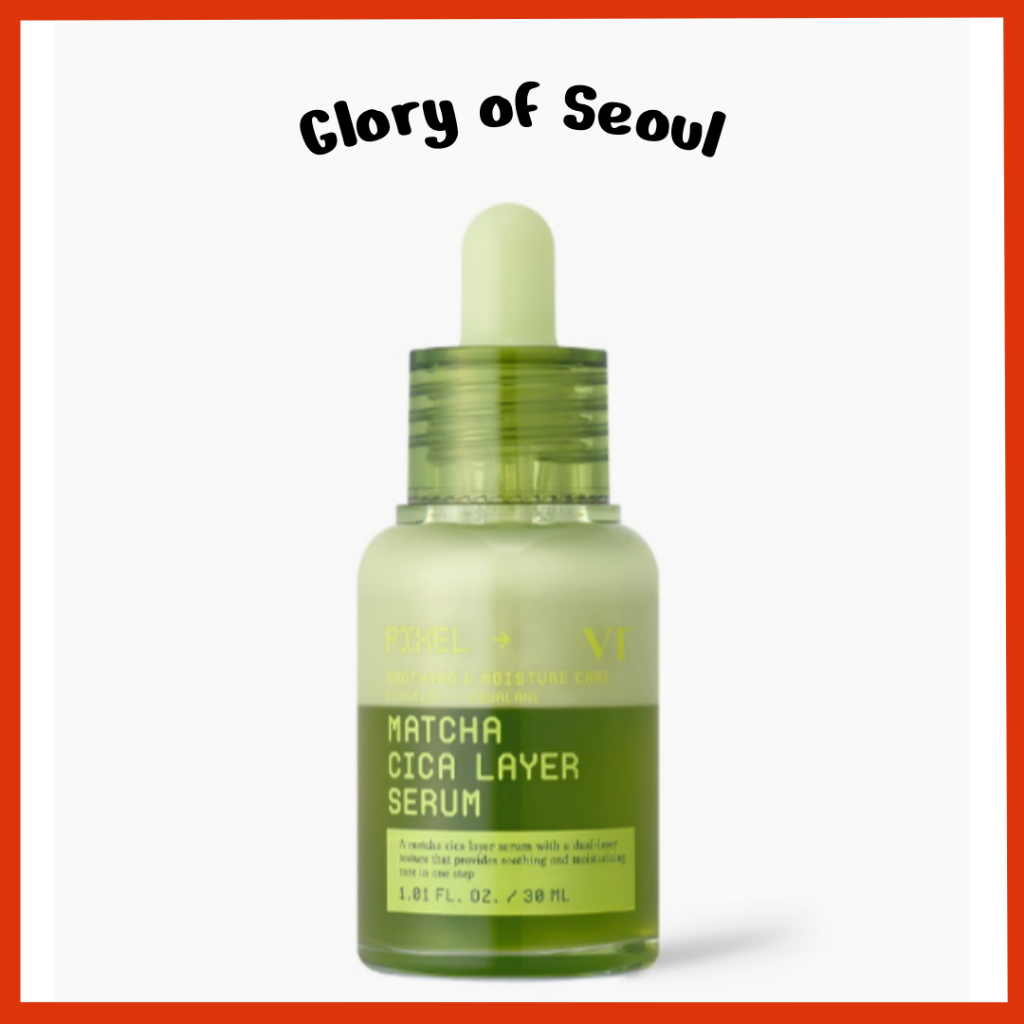 [NEW]  VT COSMETICS Matcha Cica Layer Serum 30ml em Oferta na Shopee