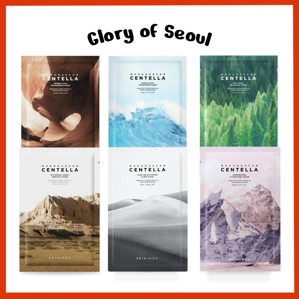 SKIN1004 Mask Sheet 1EA, 6TYPES em Oferta na Shopee