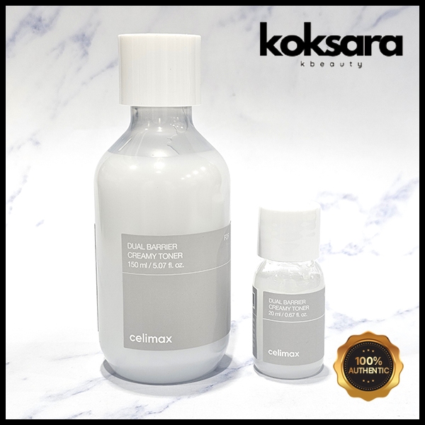 [KOKSARA.KBEAUTY] CELIMAX dual barrier creamy toner 150ml, 20ml