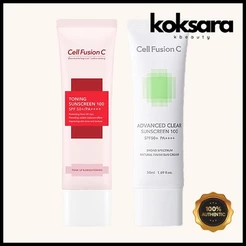 Protetor Solar Cell Fusion C 50ml 2 Tipos (Toning Sun , Advanced Clear)