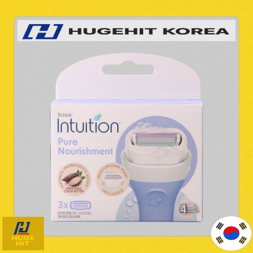 Cartuchos De Recarga De Lâmina Schick Intuition Sensitive Care/3 Para Mulheres