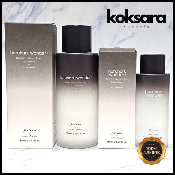 Haruharu Wonder Black Rice Hyaluronic Toner 150ml, 300ml Free of Alcohol & Fragrance em Oferta na Shopee