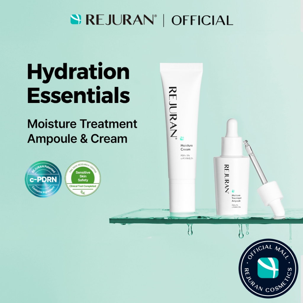 [REJURAN] Conjunto Essentials De Hidratação (Ampola De Tratamento De Umidade + Creme Hidratante)