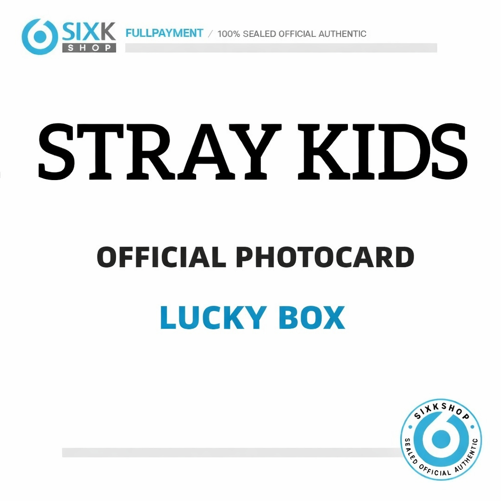 (Member Selectable) STRAY KIDS OFFICIAL PHOTOCARDS LUCK BOX-5 Random Photocards