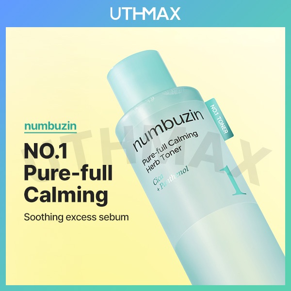 [numbuzin] No . 1 Pure-full Calming Herb Toner 300ml – Calmante/Hidratante