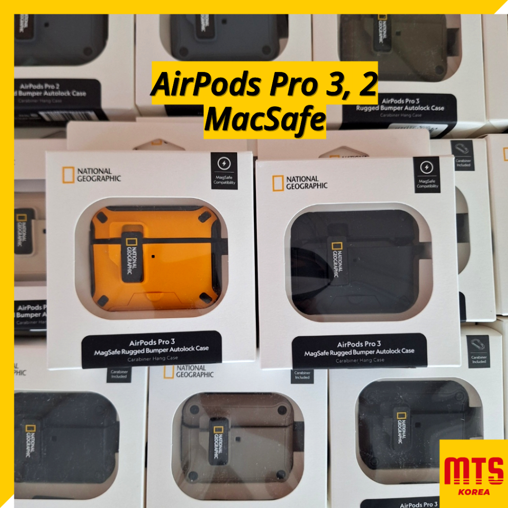 Coreia National Geographic AirPods Pro 3 2 Capa Protetora Fone De Ouvido Resiste