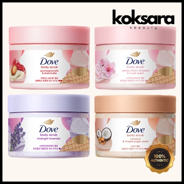 Dove Body Scrub 289g 4 types